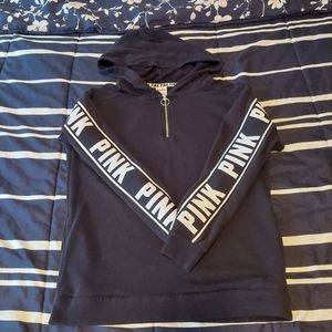 XS Pink half zip up hoodie
